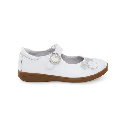 Holly Mary Jane - Big Kid White Patent