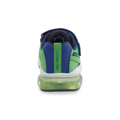 Light-Up Surge Bounce Sneaker - Big Kid Navy/Green