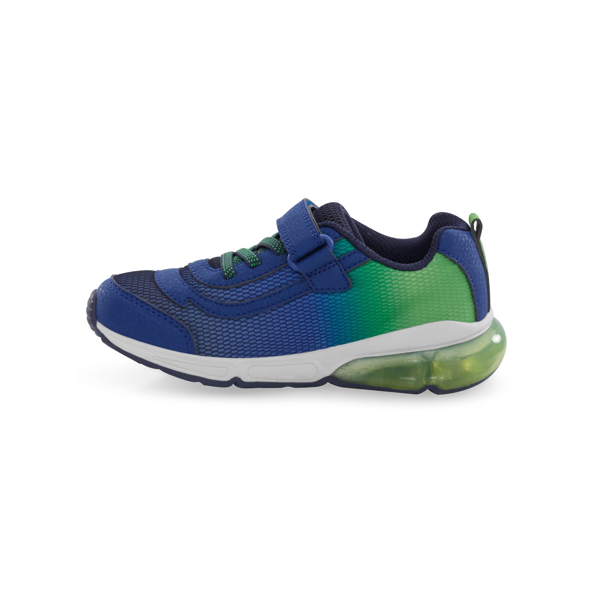 Light-Up Surge Bounce Sneaker - Big Kid Navy/Green