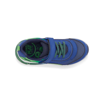 Light-Up Surge Bounce Sneaker - Big Kid Navy/Green