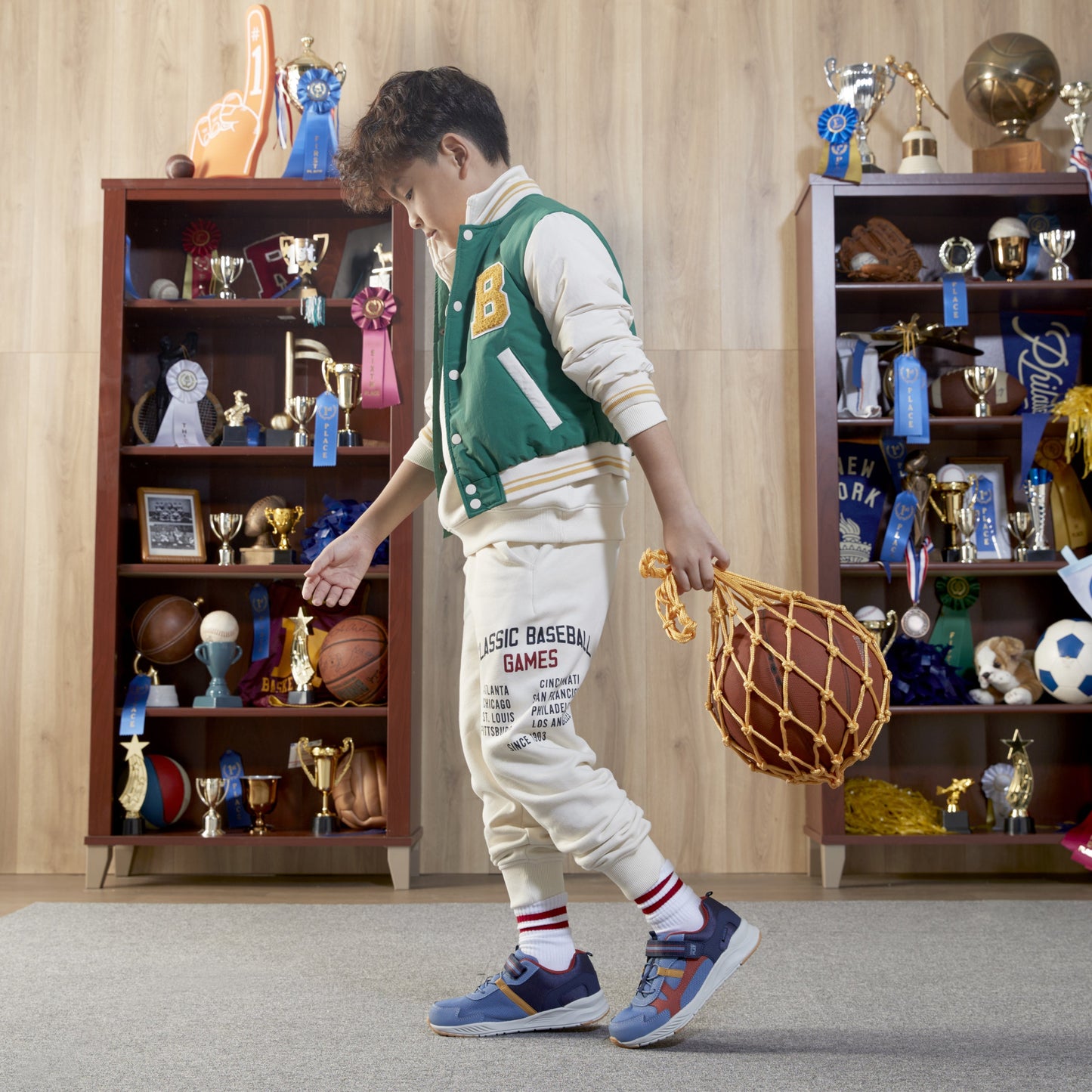 Player Sneaker - Big Kid Blue Multi
