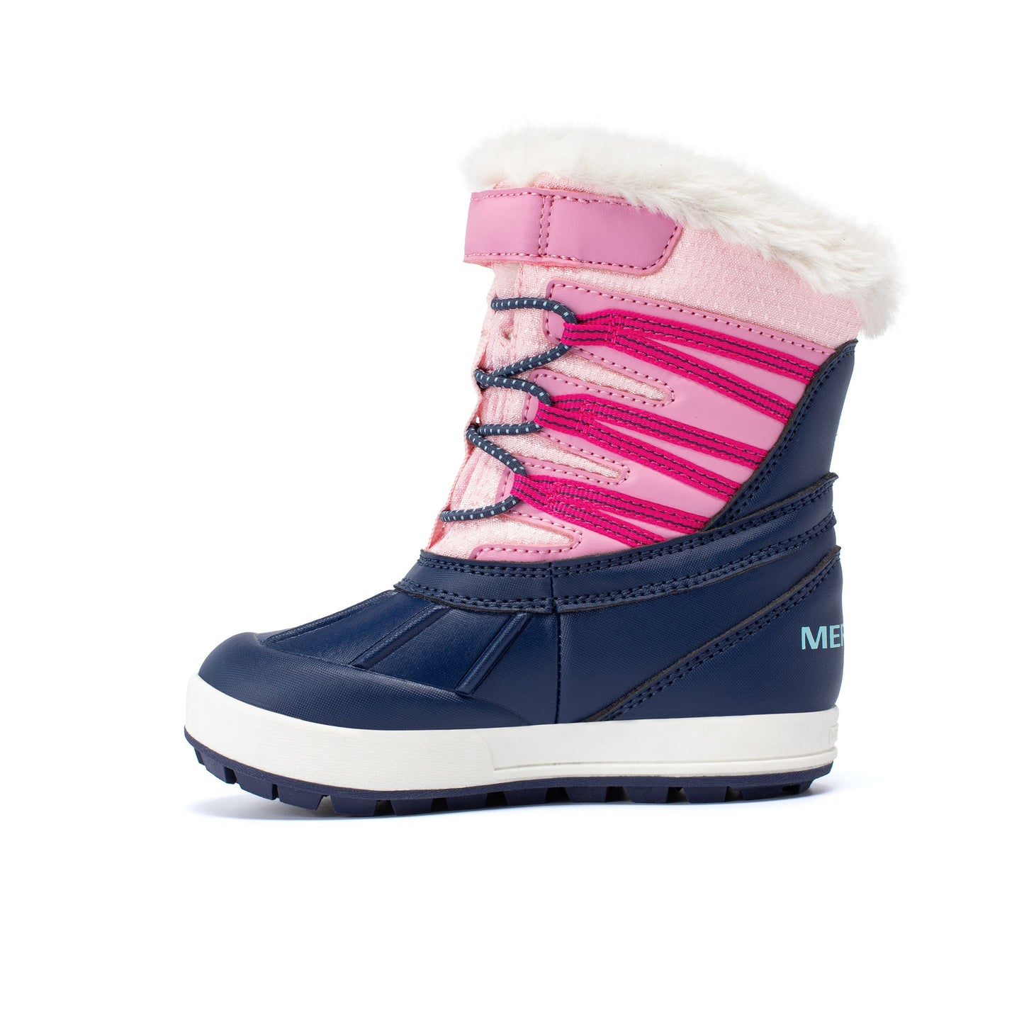 Snow Bank 5.0 Jr. Waterproof Boot - Little Kid Navy/Pink