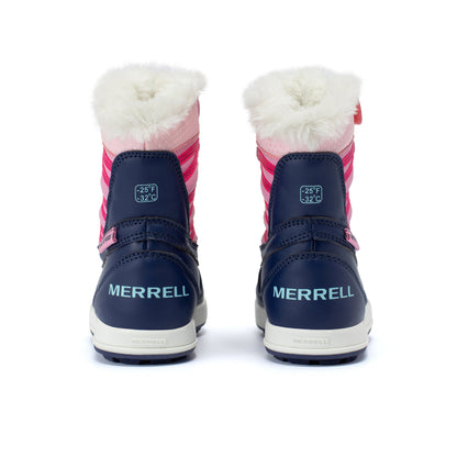 Snow Bank 5.0 Jr. Waterproof Boot - Little Kid Navy/Pink