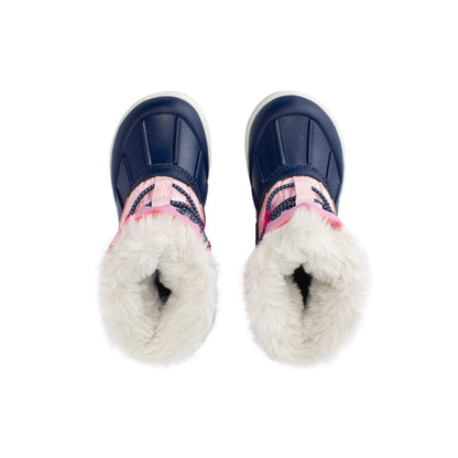 Snow Bank 5.0 Jr. Waterproof Boot - Little Kid Navy/Pink