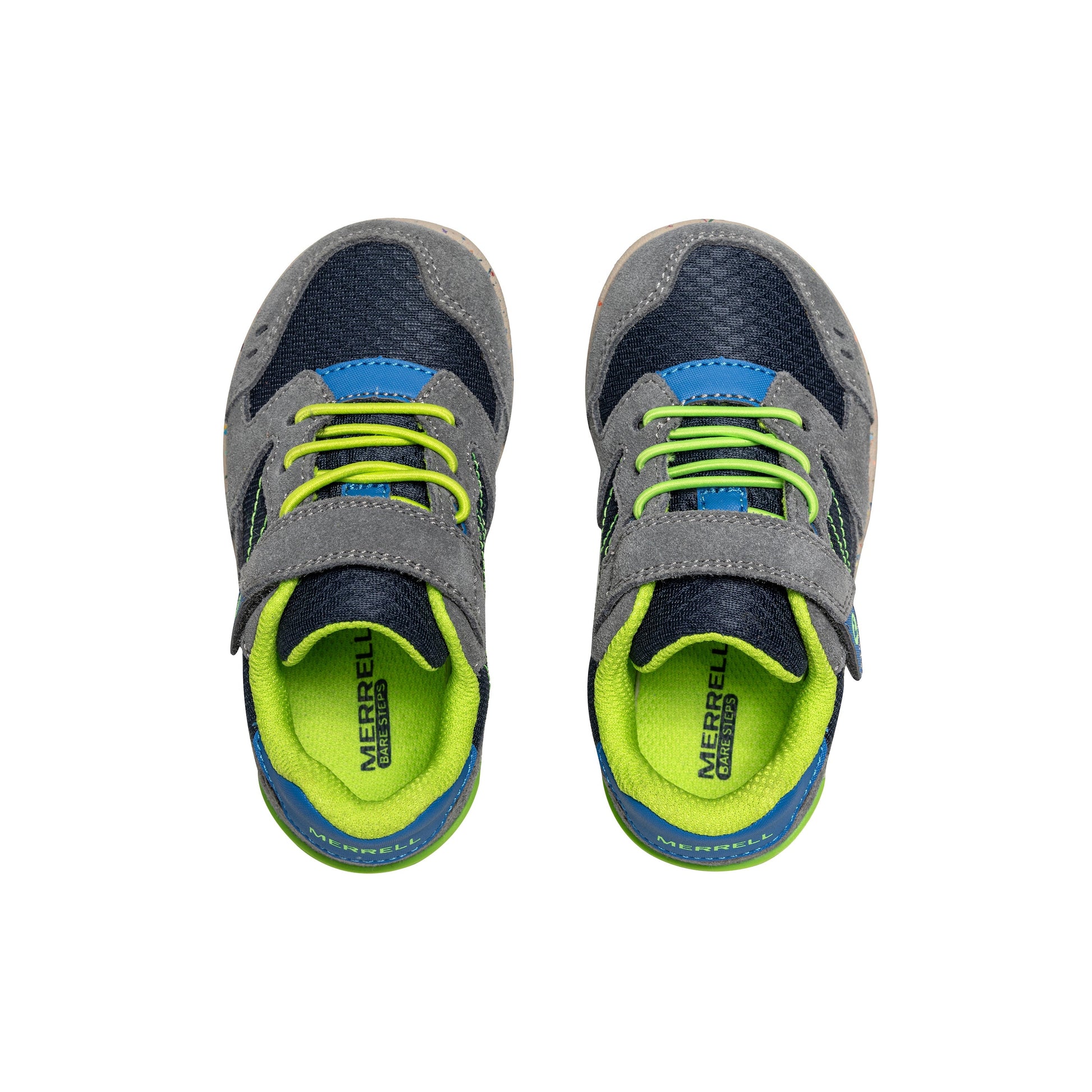 Bare Steps™ A83 Sneaker - Little Kid Navy/Green