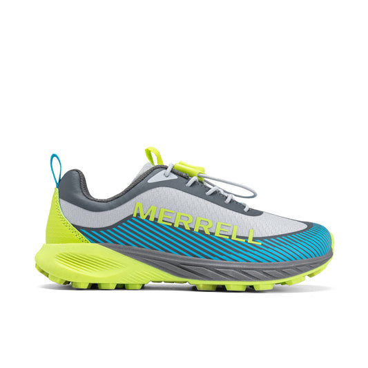 Copter Peak Sneaker - Big Kid Grey/Lime