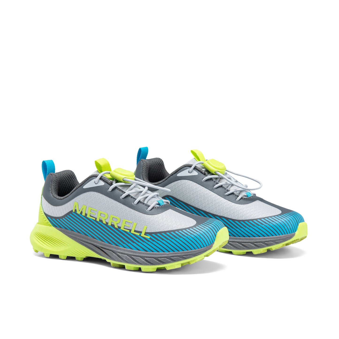 Copter Peak Sneaker - Big Kid Grey/Lime