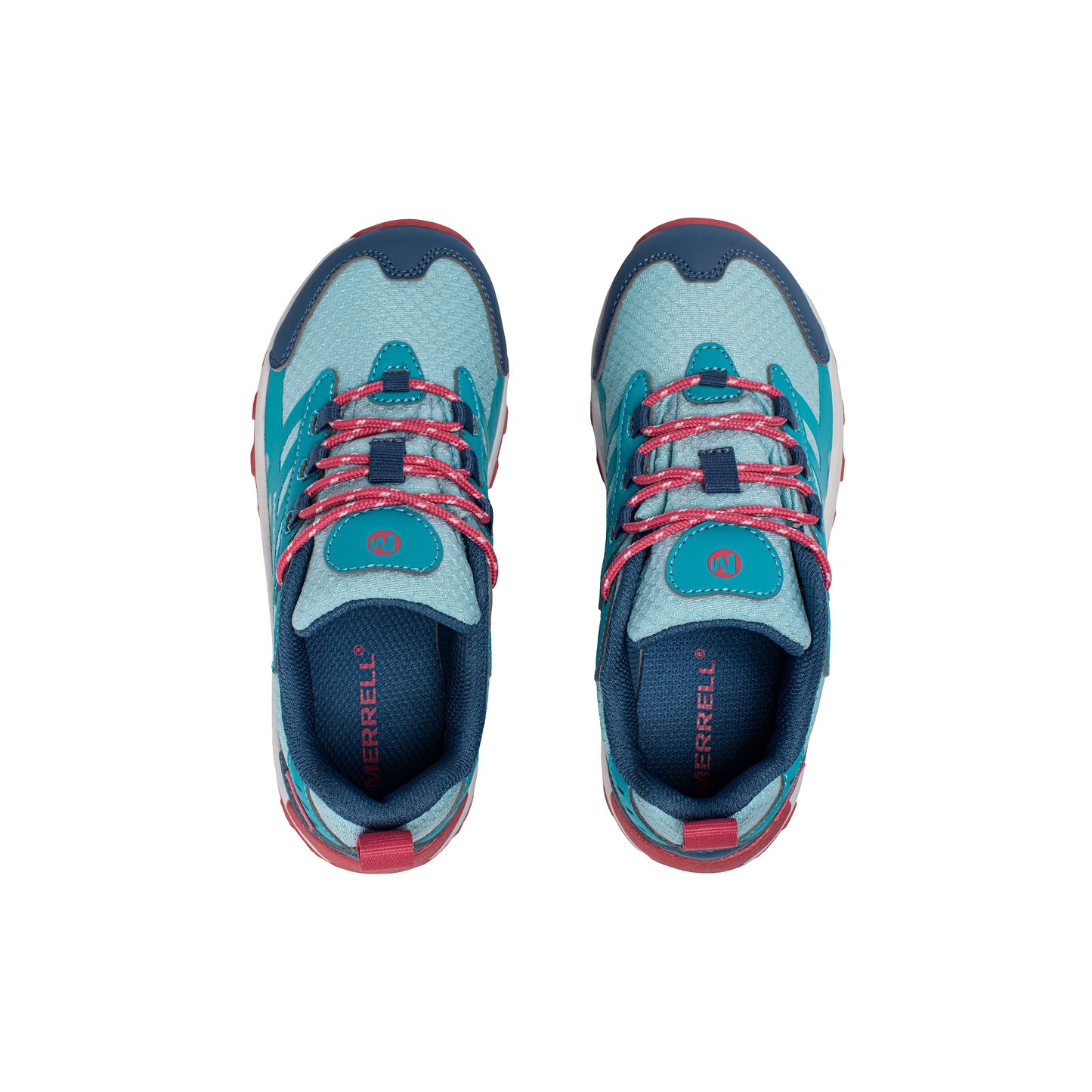Moab Speed 2 Low Waterproof Sneaker - Big Kid Turq/Coral