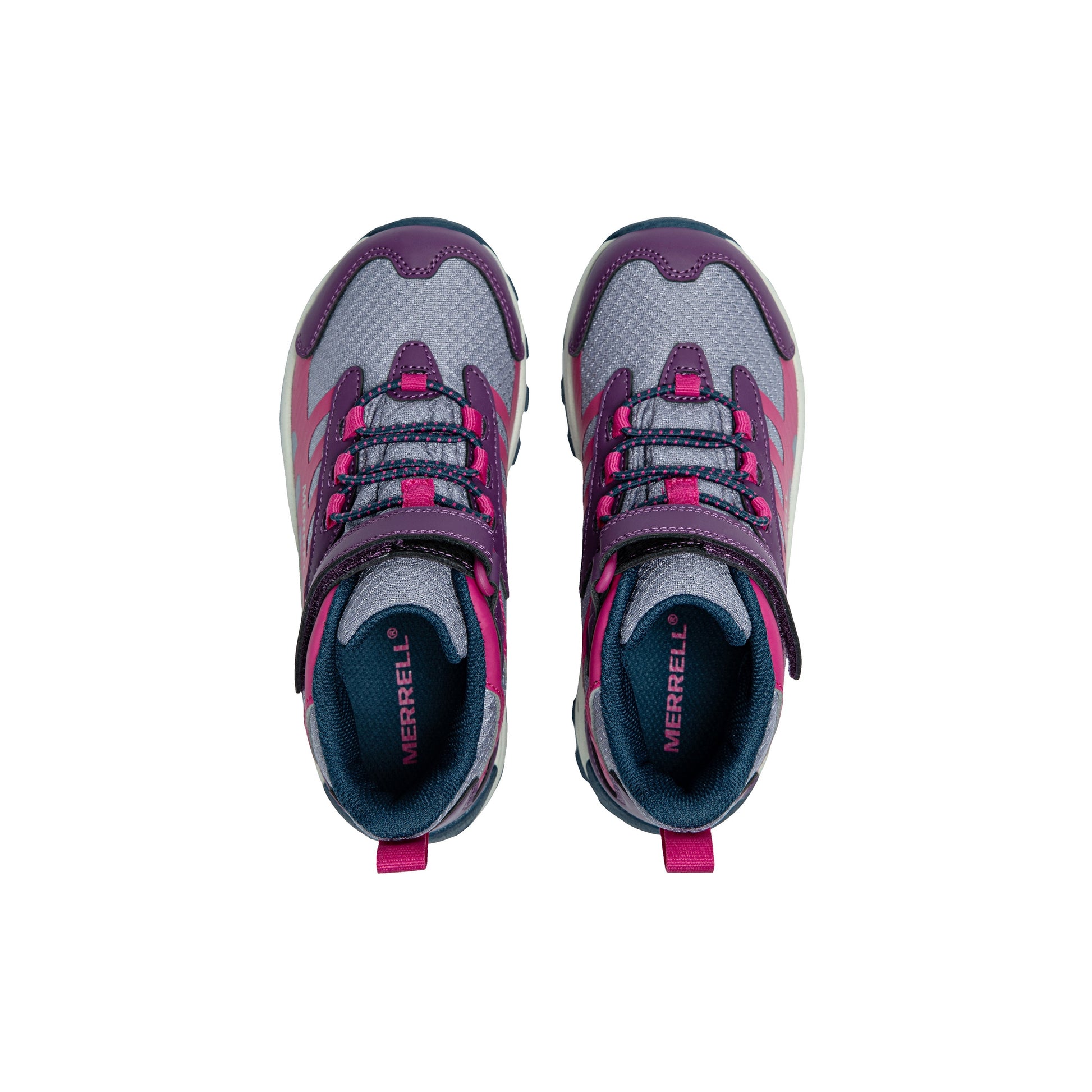 Moab Speed 2 Mid A/C Waterproof Hiker - Big Kid Berry/Navy