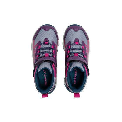 Moab Speed 2 Mid A/C Waterproof Hiker - Big Kid Berry/Navy