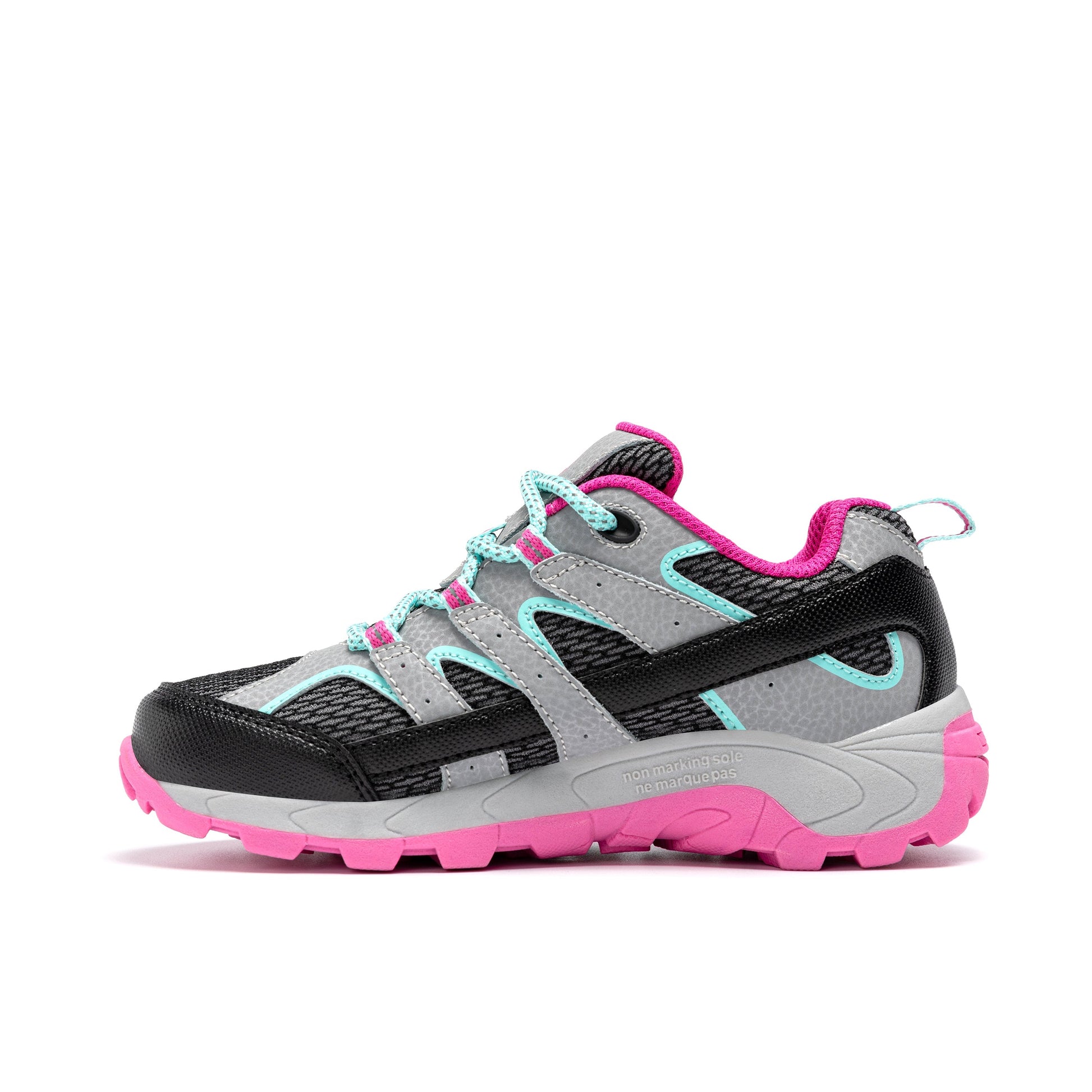 Moab KDZ Sneaker - Big Kid Grey/Pink