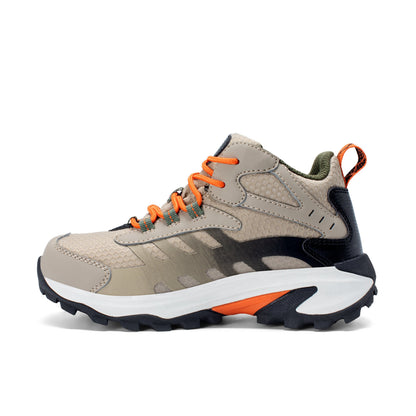 Moab Speed 2 Mid Waterproof Boot - Big Kid Black/Tan