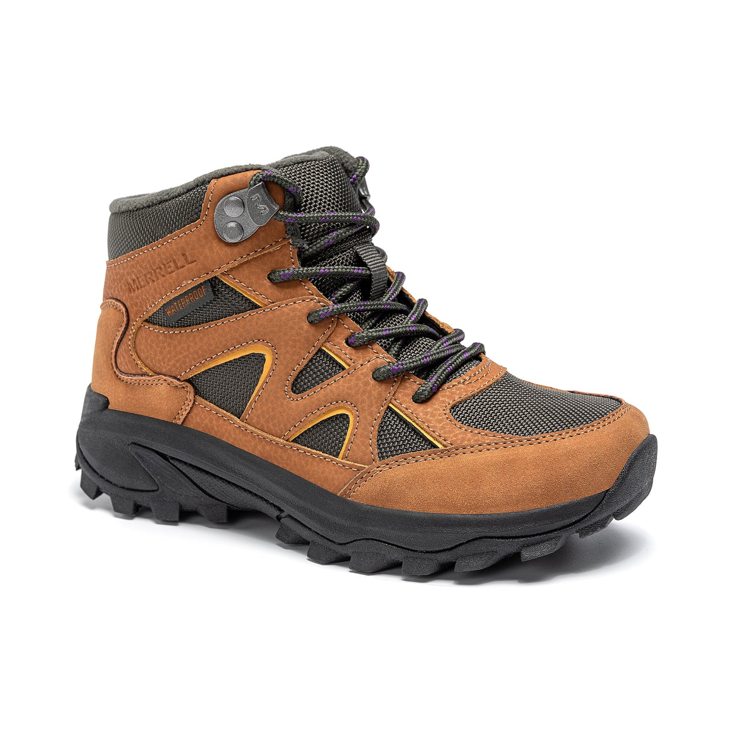 Moab Peak Waterproof Boot - Big Kid Tan/Olive
