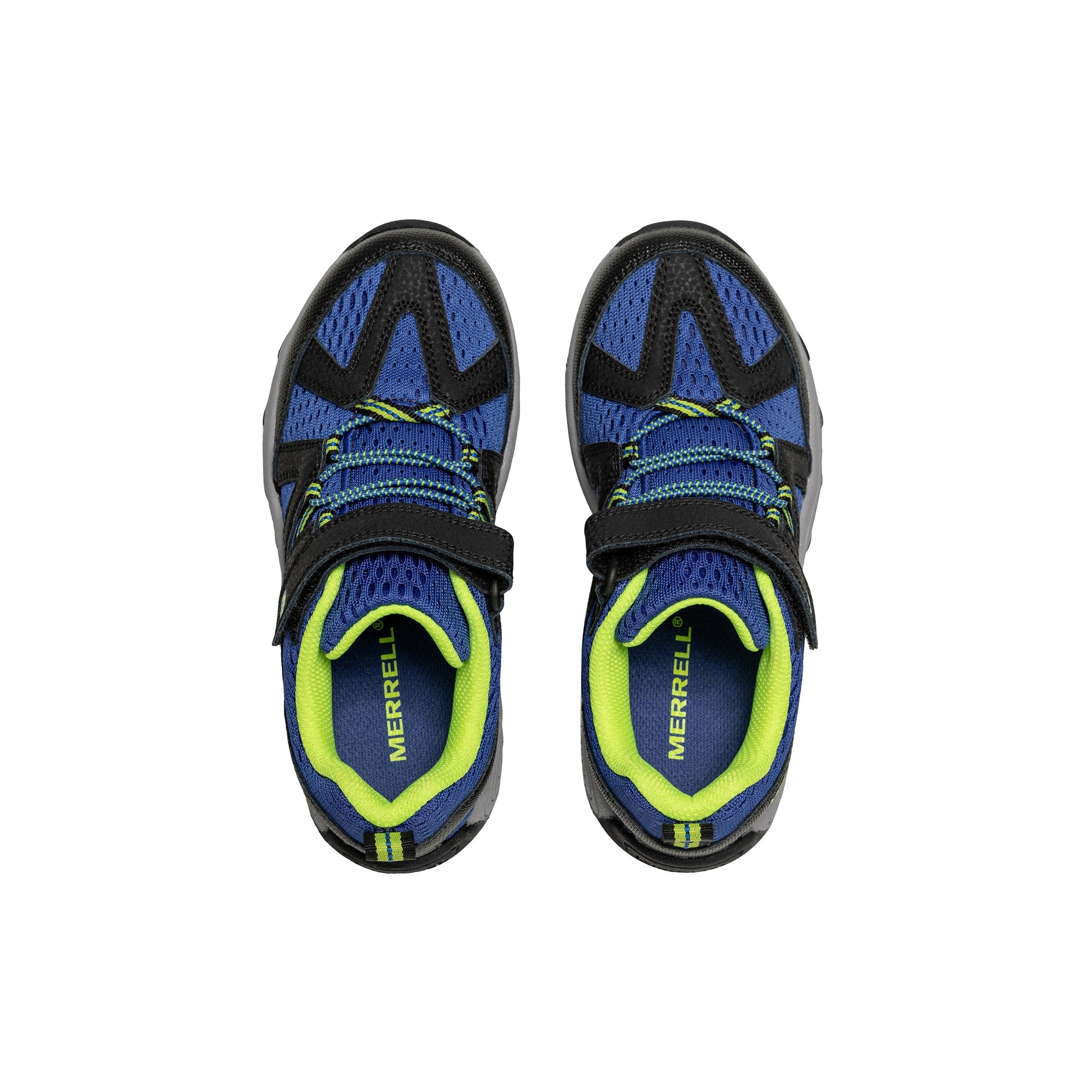 Ridge Trek Sneaker - Big Kid Black/Blue
