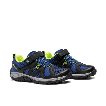 Ridge Trek Sneaker - Big Kid Black/Blue