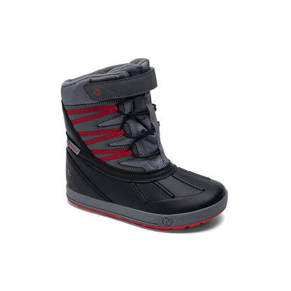 Snow Bank 5.0 Waterproof Boot - Big Kid Black/Red