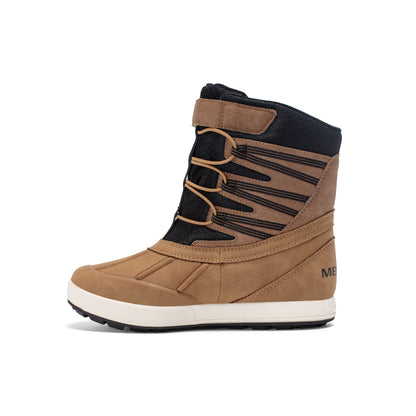 Snow Bank 5.0 Waterproof Boot - Big Kid Wheat/Black