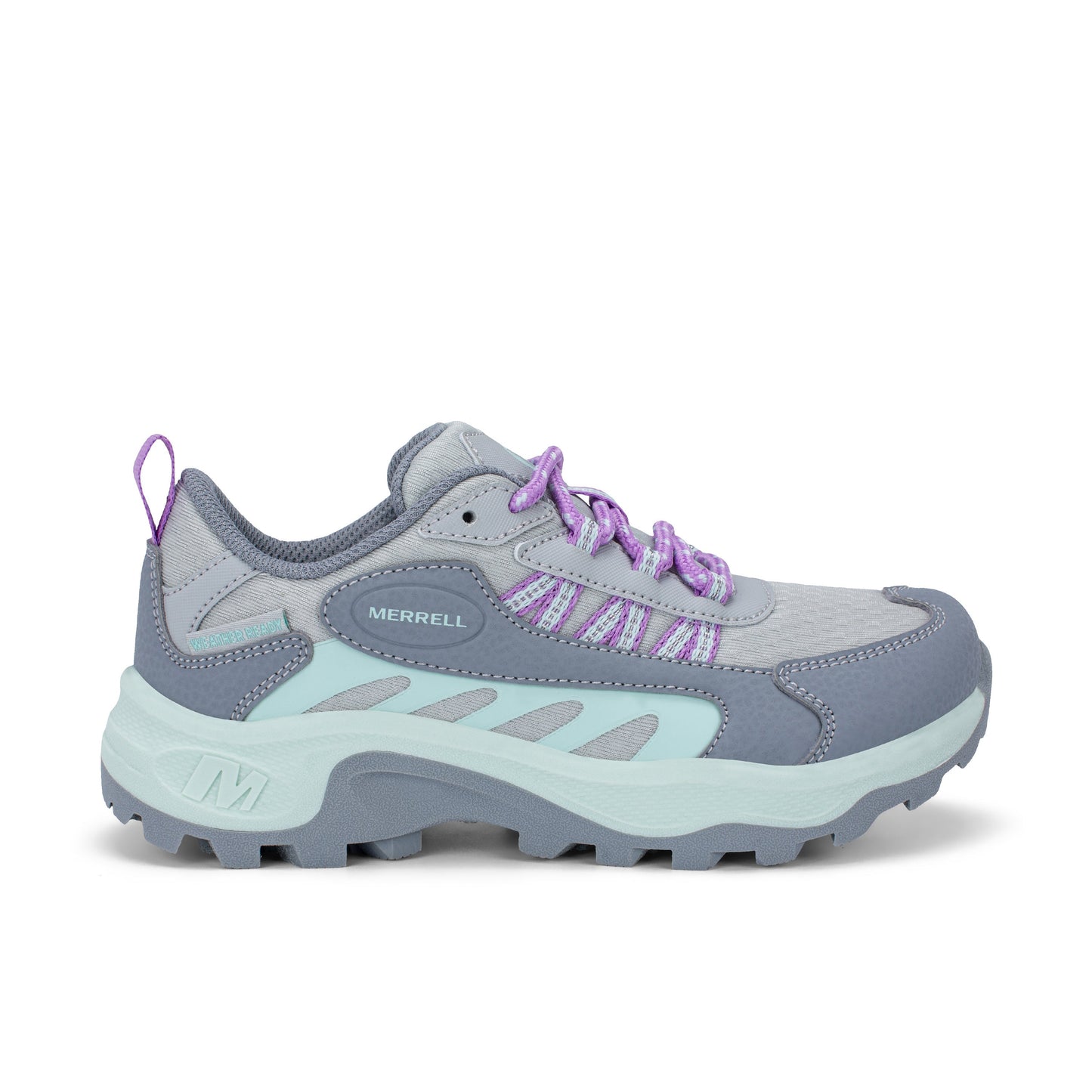 Stowe Low Sneaker - Big Kid Grey/Aqua