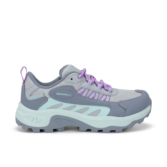 Stowe Low Sneaker - Big Kid Grey/Aqua