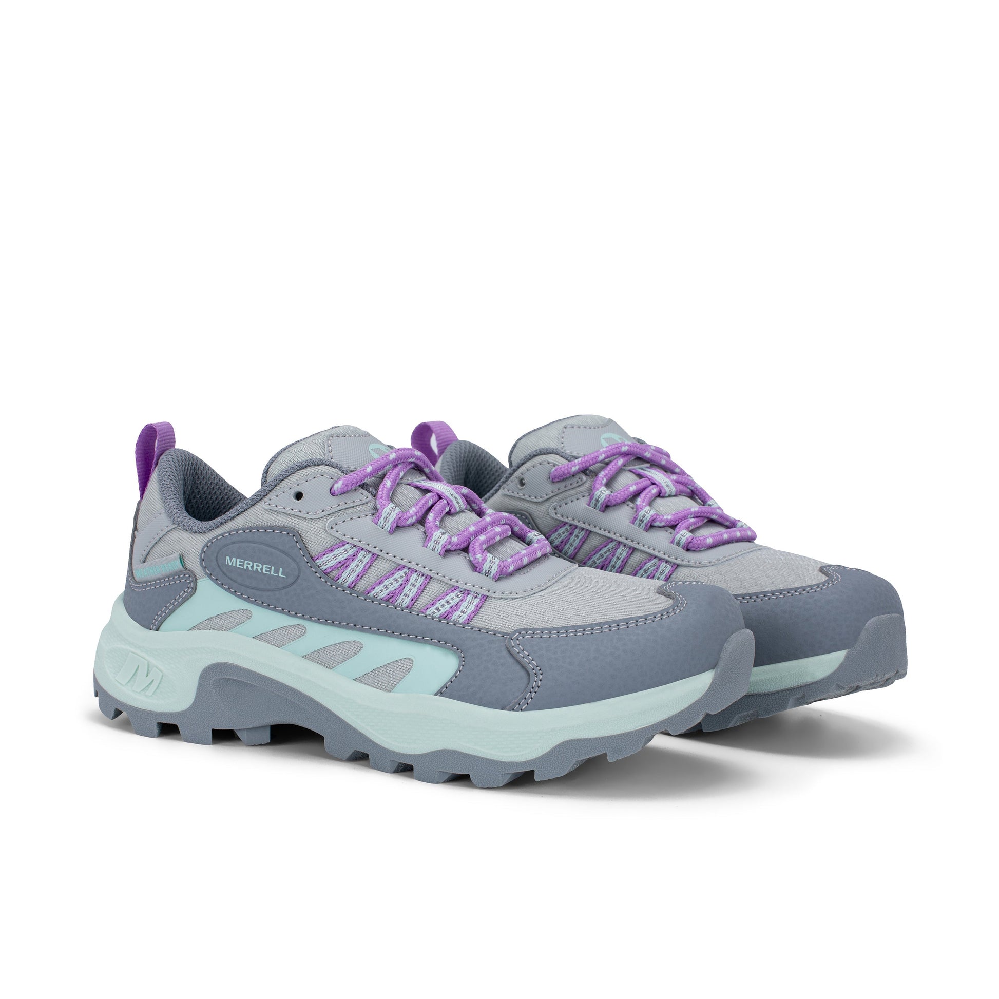 Stowe Low Sneaker - Big Kid Grey/Aqua