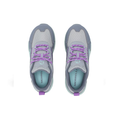 Stowe Low Sneaker - Big Kid Grey/Aqua
