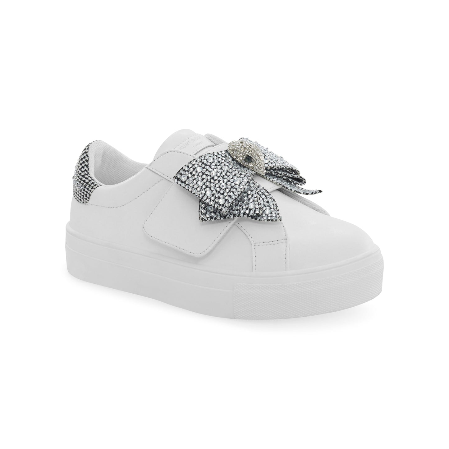 Mini Laney Bow Sneaker - Big Kid White