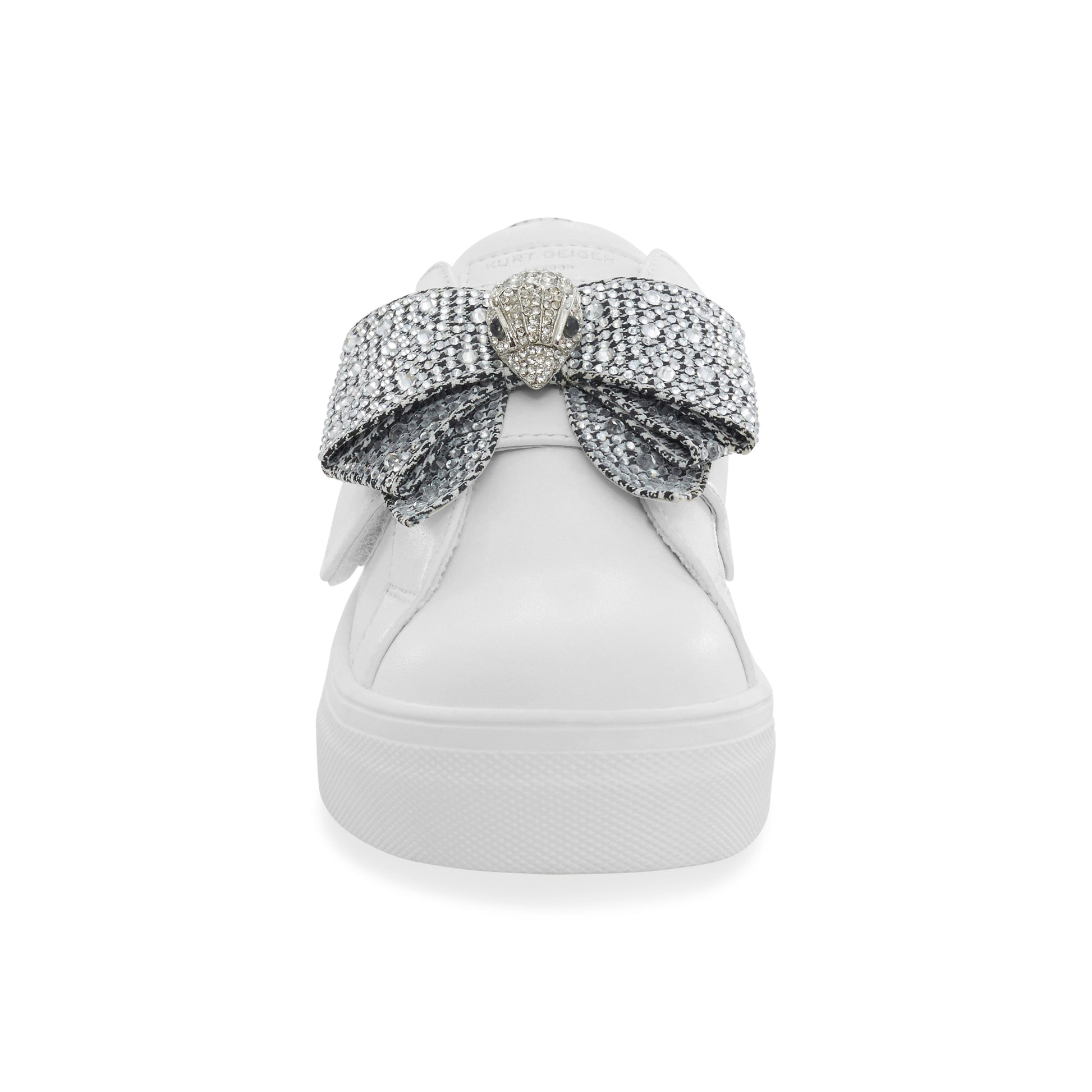 Mini Laney Bow Sneaker - Big Kid White