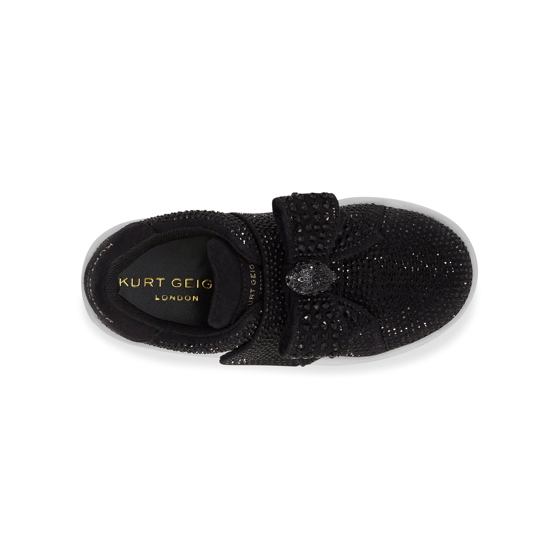 Mini Laney Bow Sneaker - Little Kid Black/White