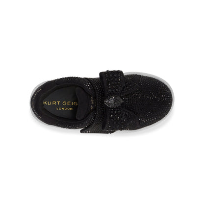 Mini Laney Bow Sneaker - Little Kid Black/White
