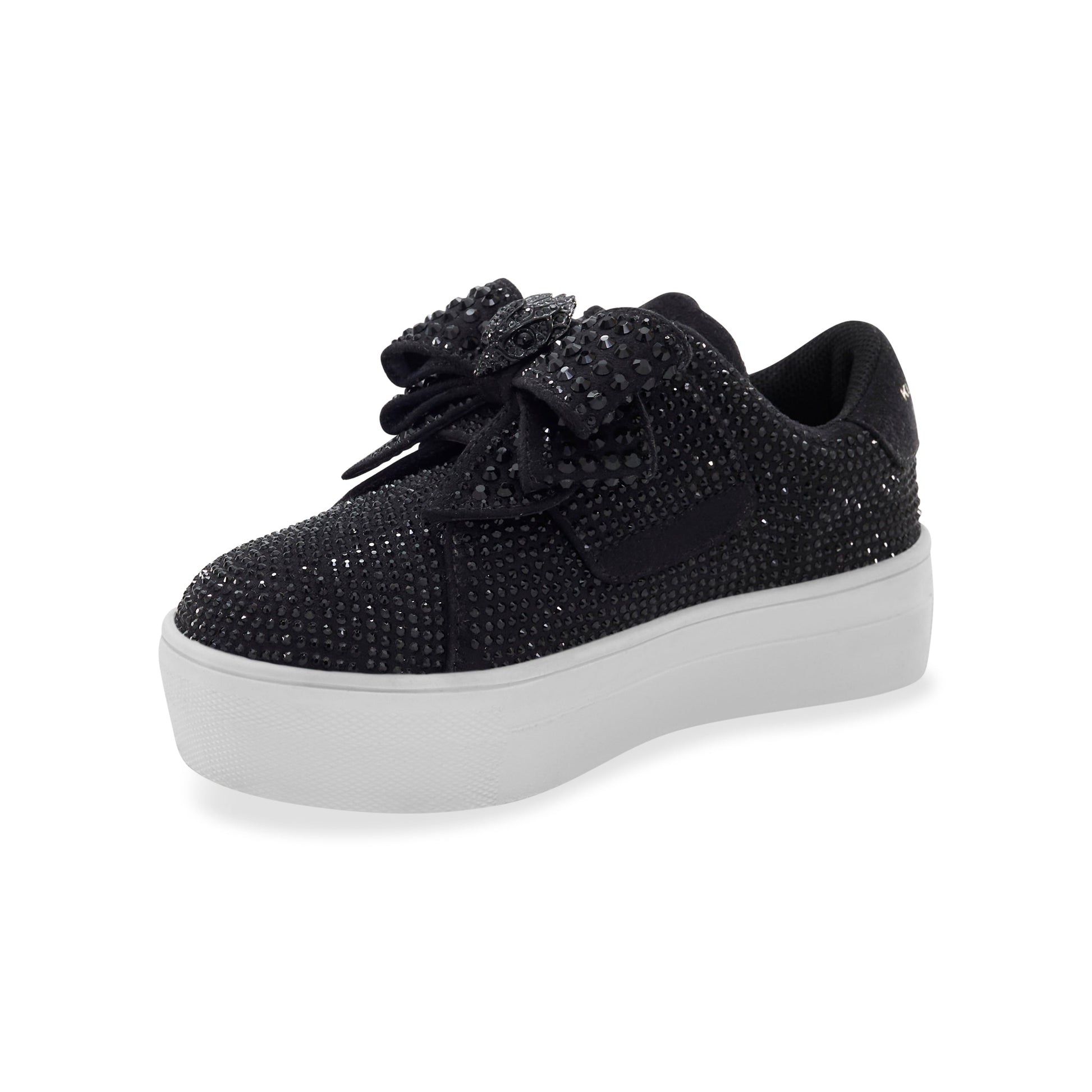 Mini Laney Bow Sneaker - Little Kid Black/White
