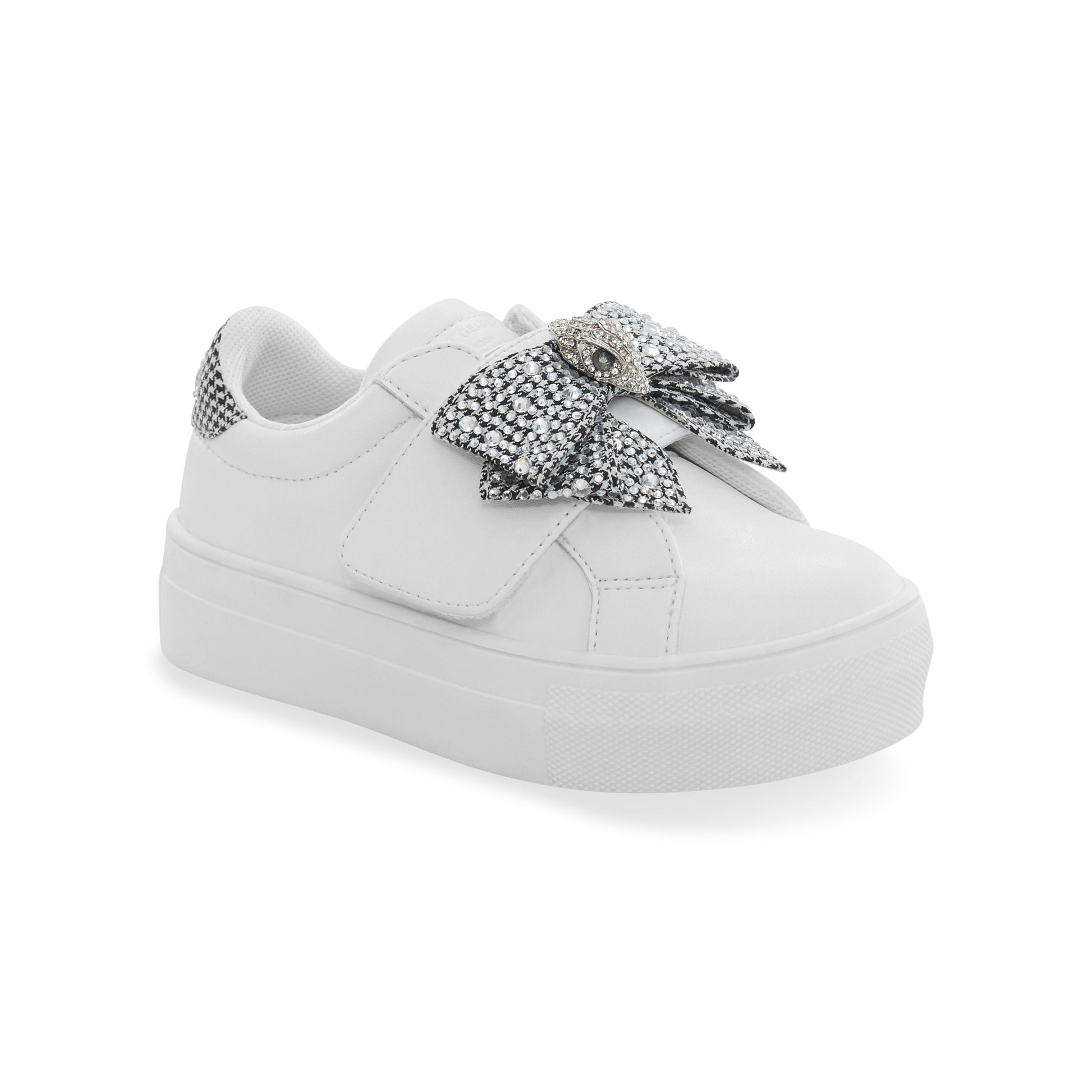 Mini Laney Bow Sneaker - Little Kid White