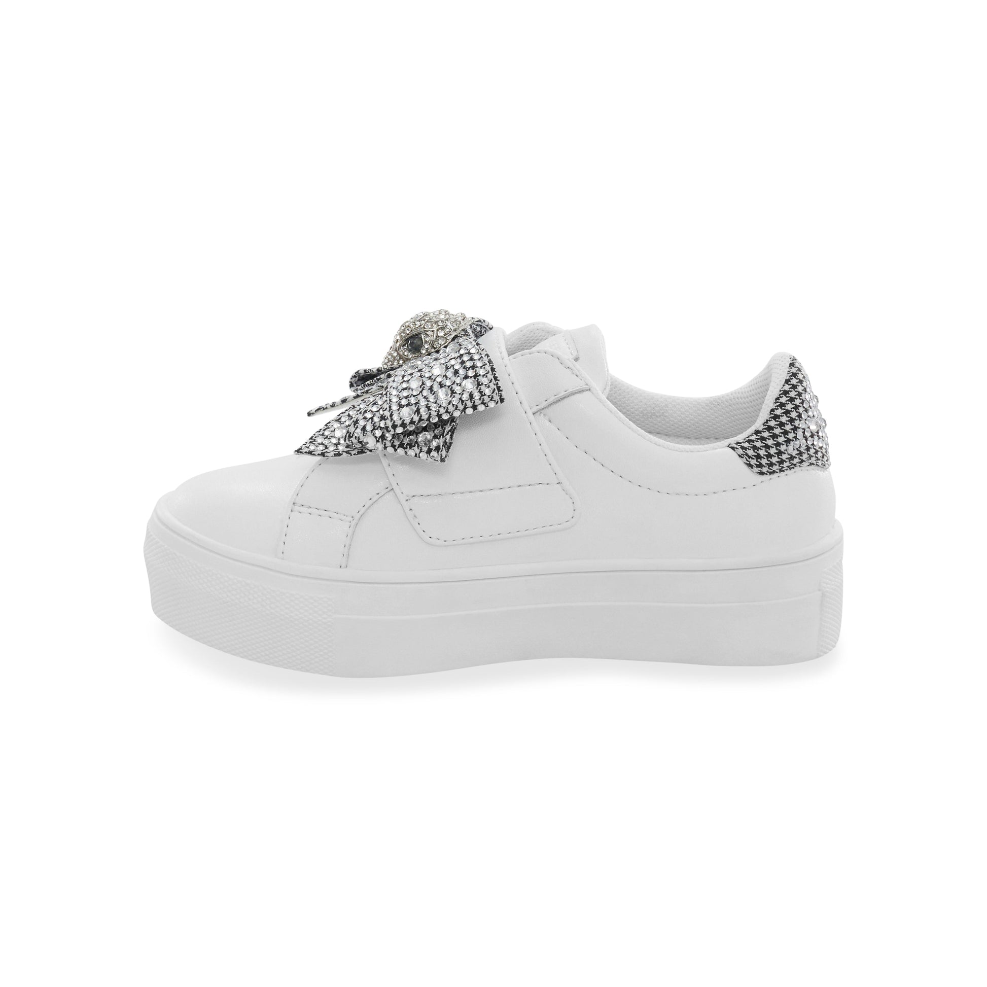 Mini Laney Bow Sneaker - Little Kid White