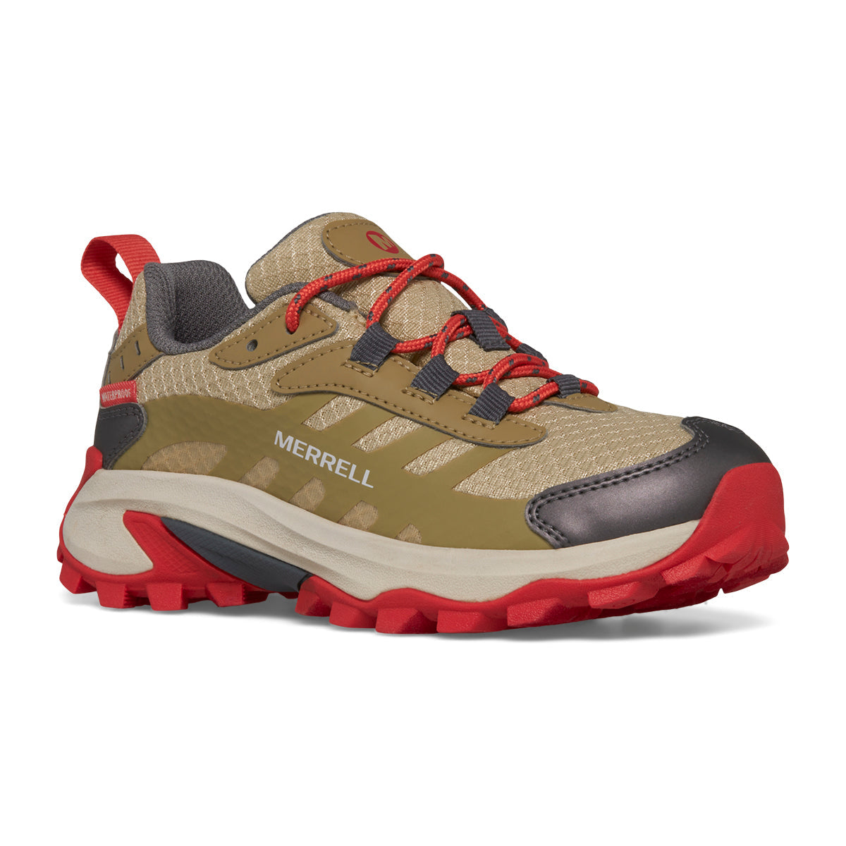 Moab Speed 2 Low Waterproof Sneaker - Big Kid Coyote