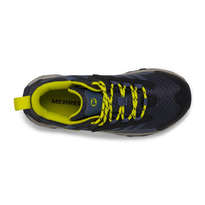 Moab Speed 2 Mid Waterproof Hiker - Big Kid Navy/Hi Viz