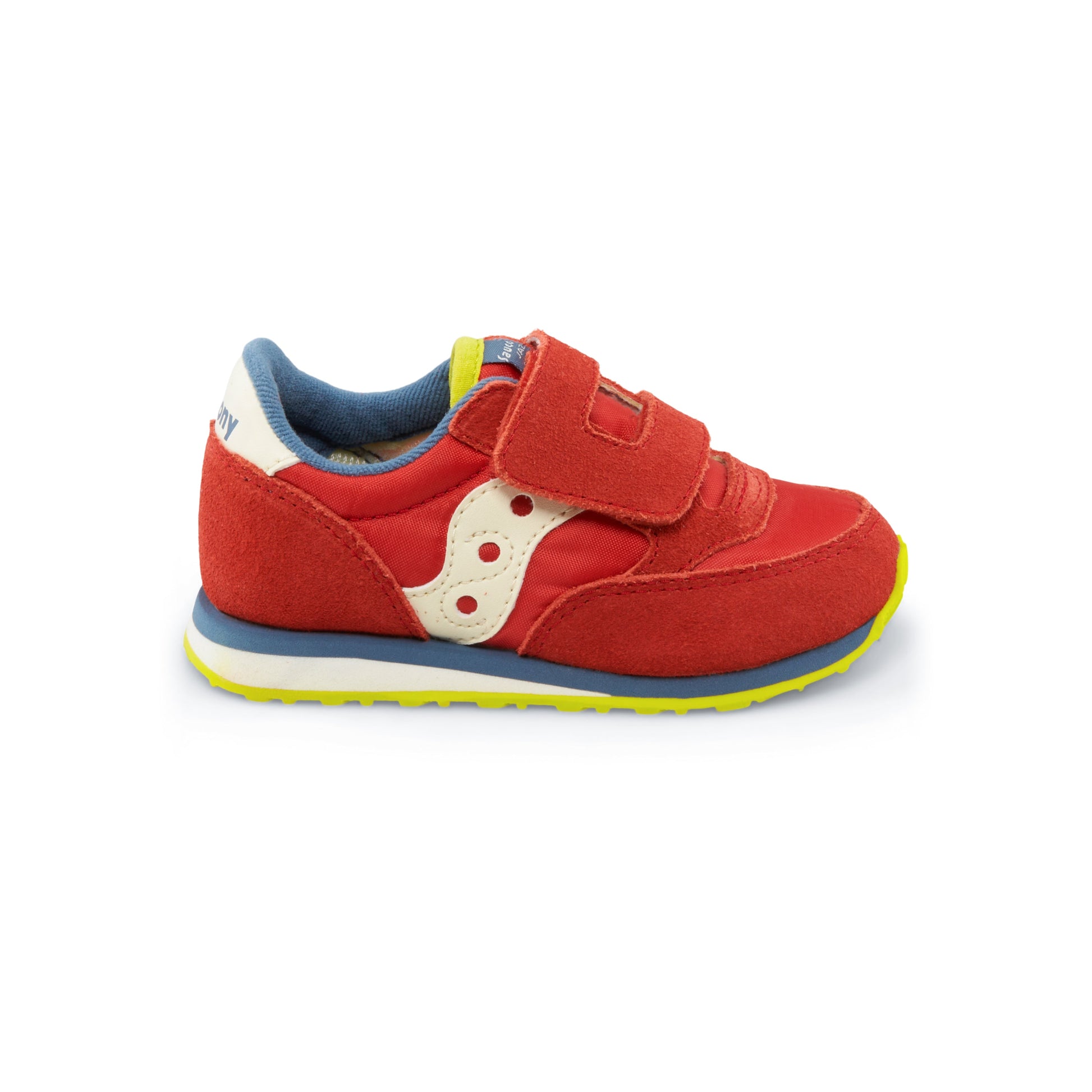 Jazz Hook & Loop Sneaker - Little Kid Red/Blue/Lime
