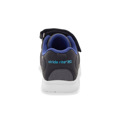 Ryne Sneaker - Little Kid Black/Blue