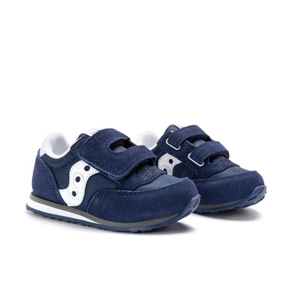 Jazz Hook & Loop Sneaker - Big Kid Cobalt/White