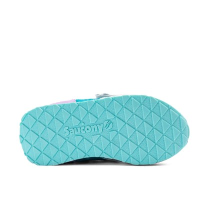 Jazz Hook & Loop Sneaker - Big Kid Silver/Teal