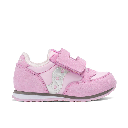 Jazz Hook & Loop Sneaker - Big Kid Pink