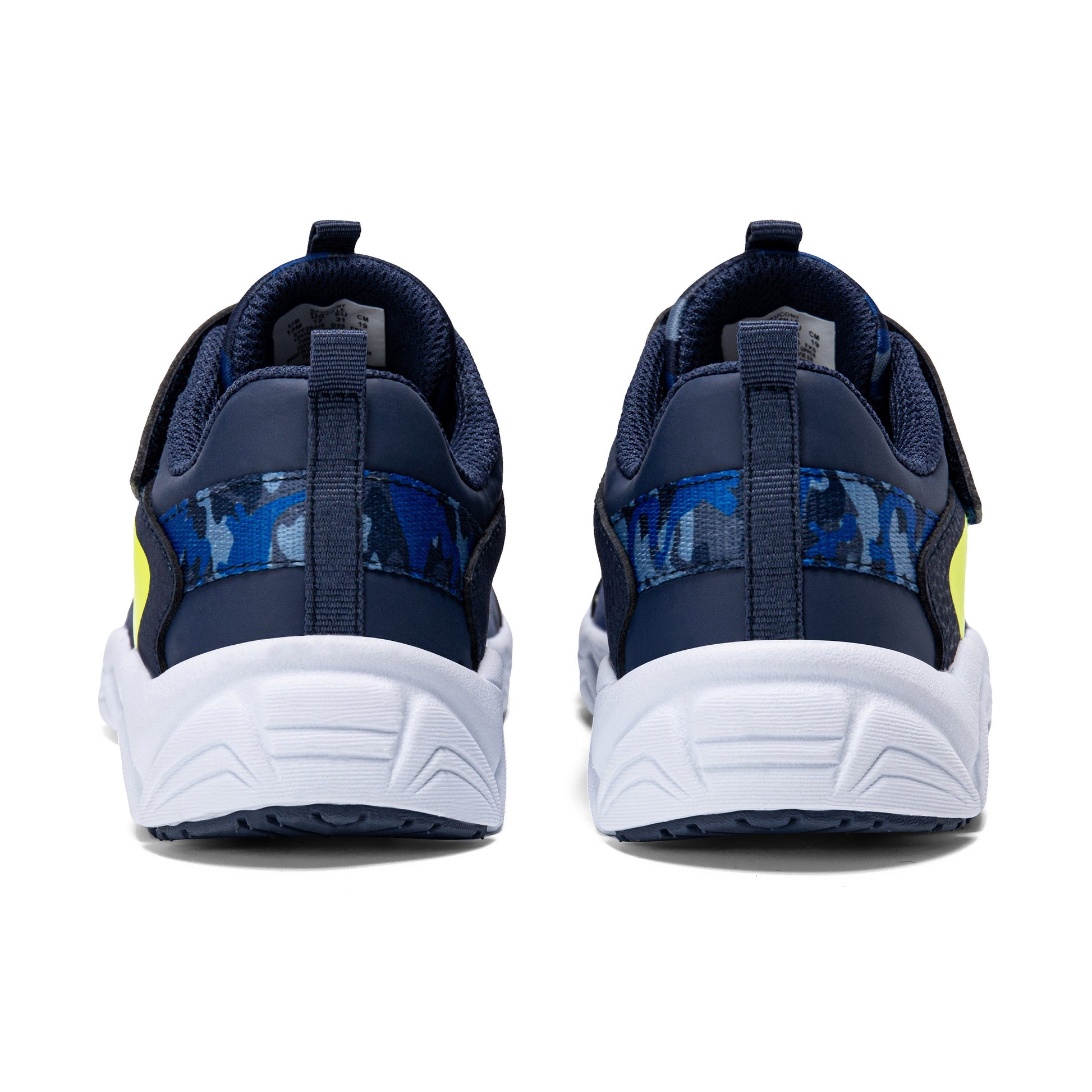 Flash LE Sneaker - Big Kid Navy/Lime