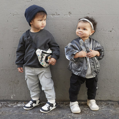 Waverly Sneaker - Little Kid Black/White
