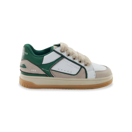 Southbank Sneaker - Big Kid Off White/Green