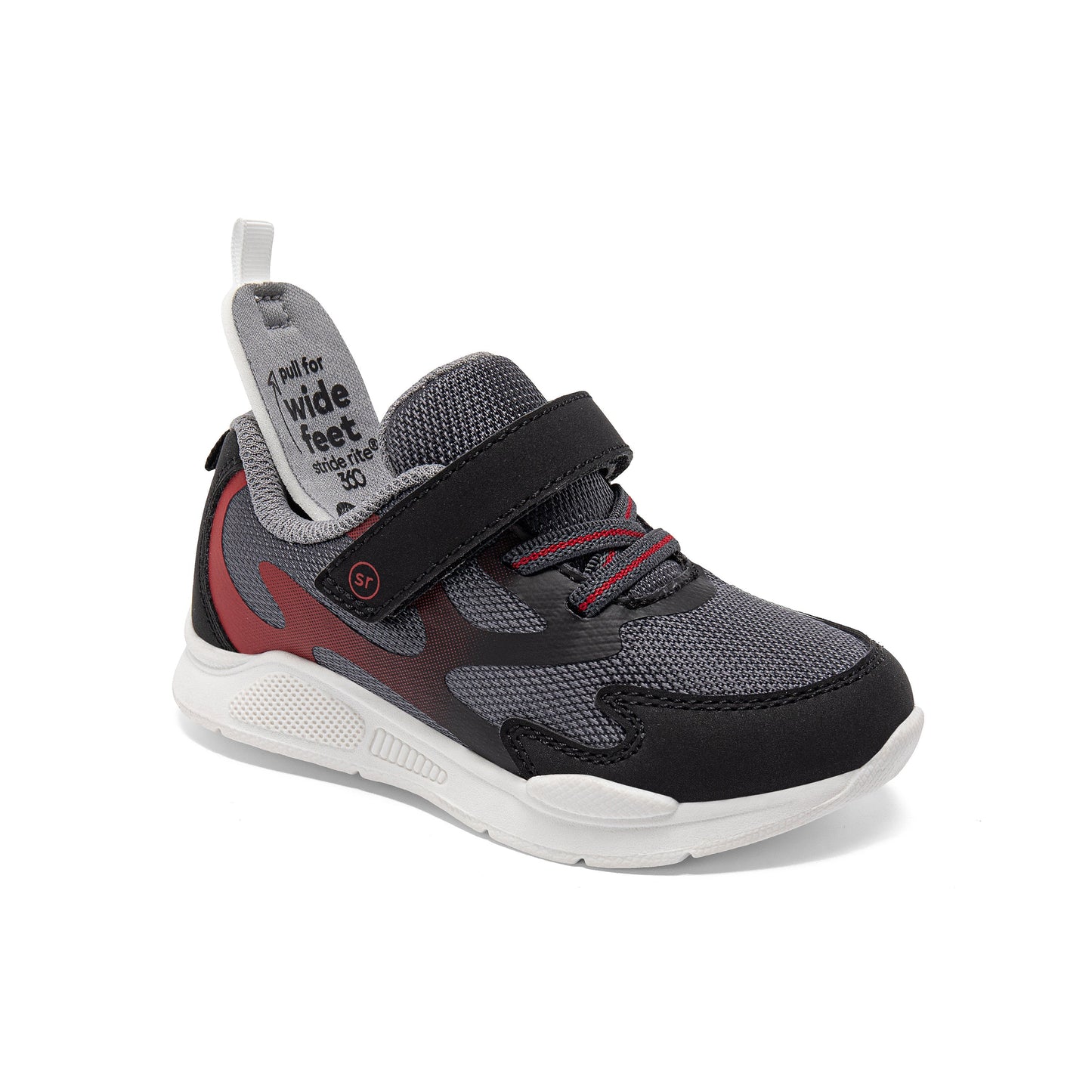Ridley Sneaker - Big Kid Black/Red