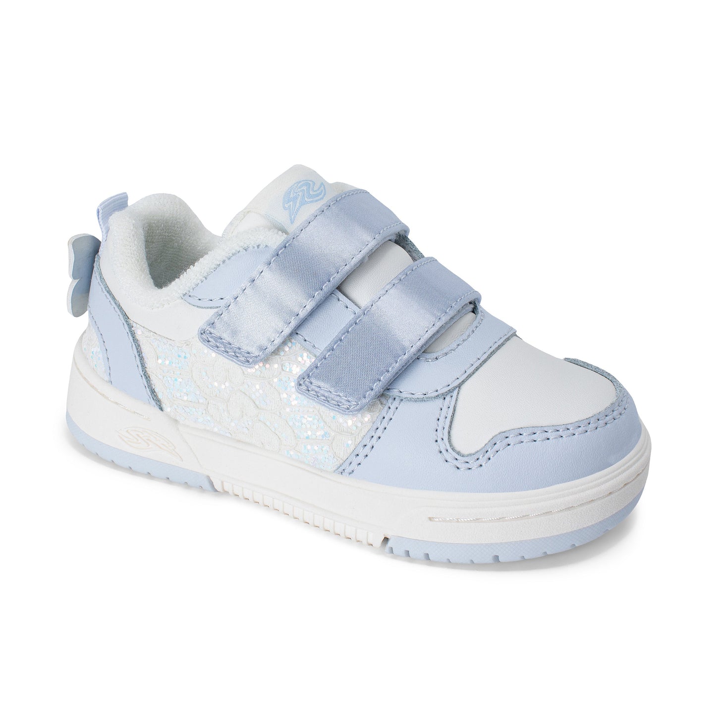 Denver Sneaker - Big Kid Blue Satin