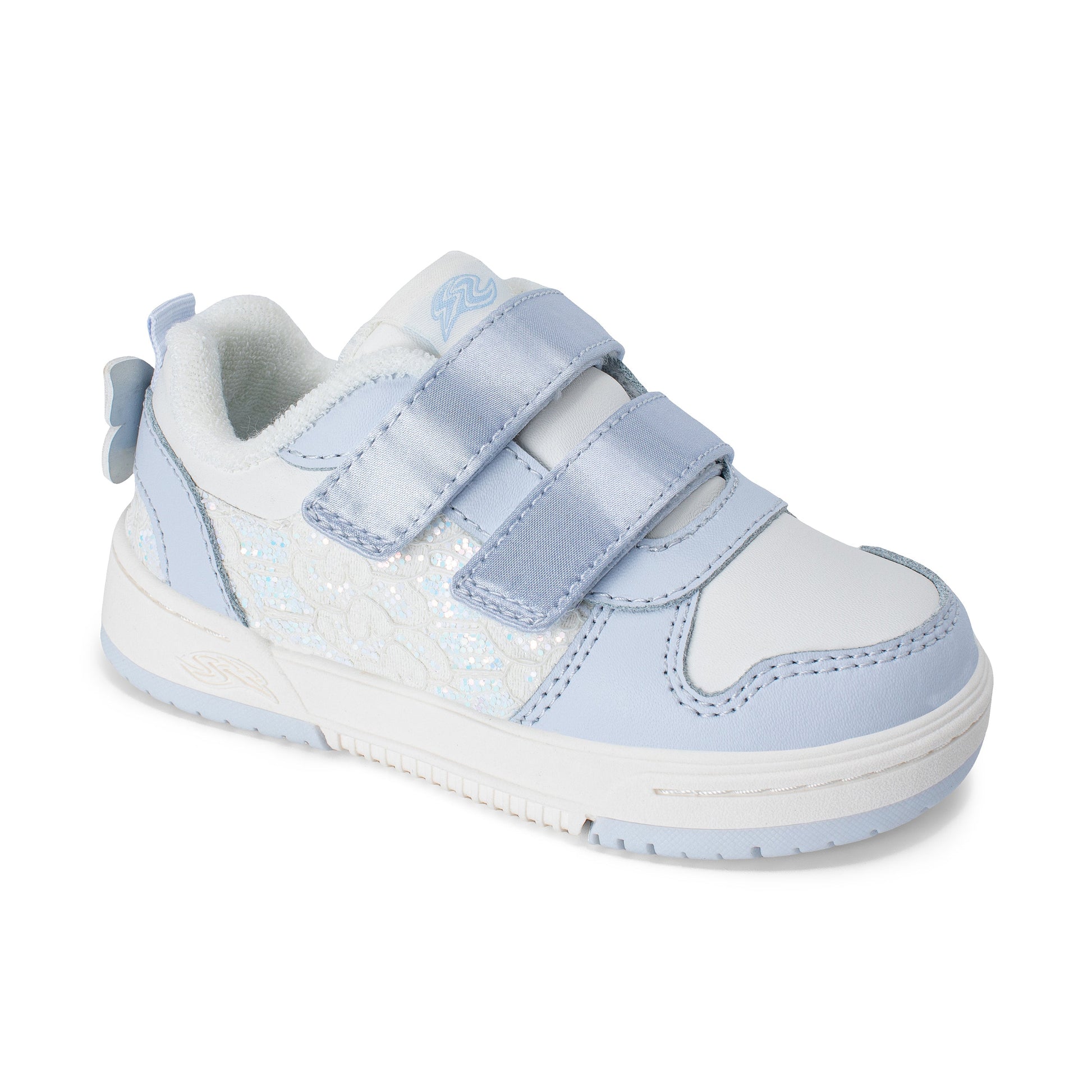 Denver Sneaker - Big Kid Blue Satin