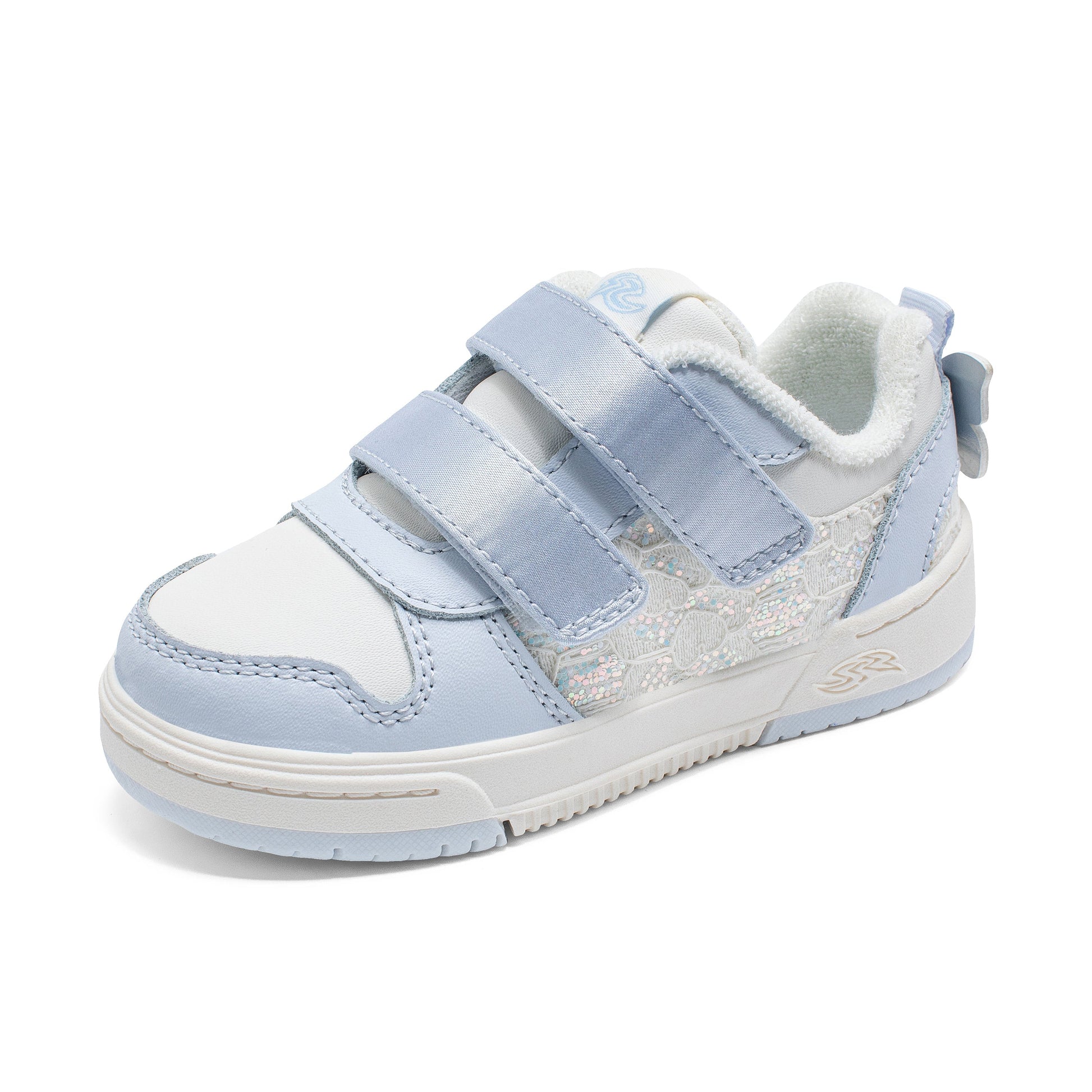 Denver Sneaker - Big Kid Blue Satin