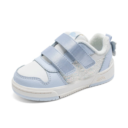 Denver Sneaker - Big Kid Blue Satin