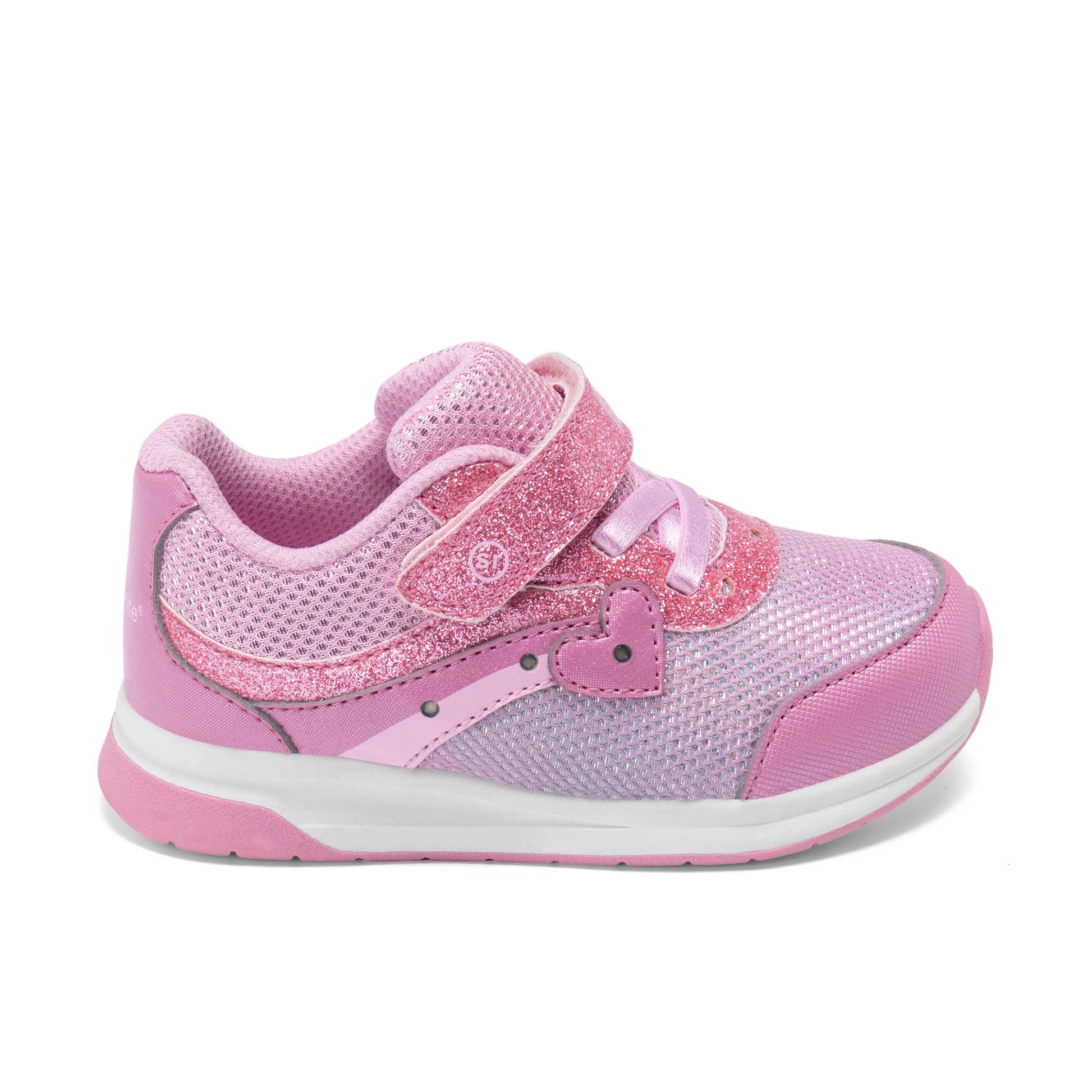 Heart Light Sneaker - Big Kid Pink
