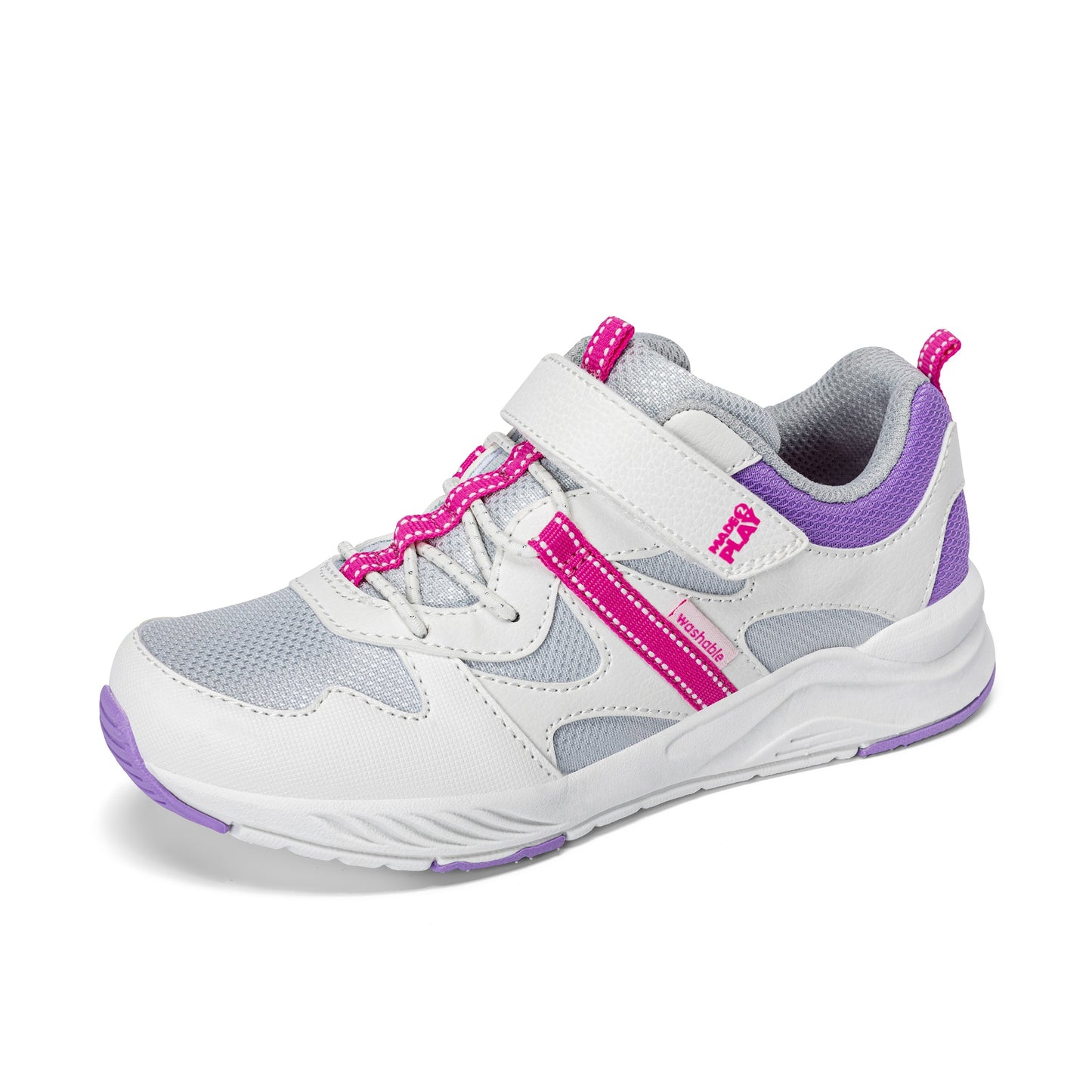 Player 2.0 Sneaker - Big Kid White