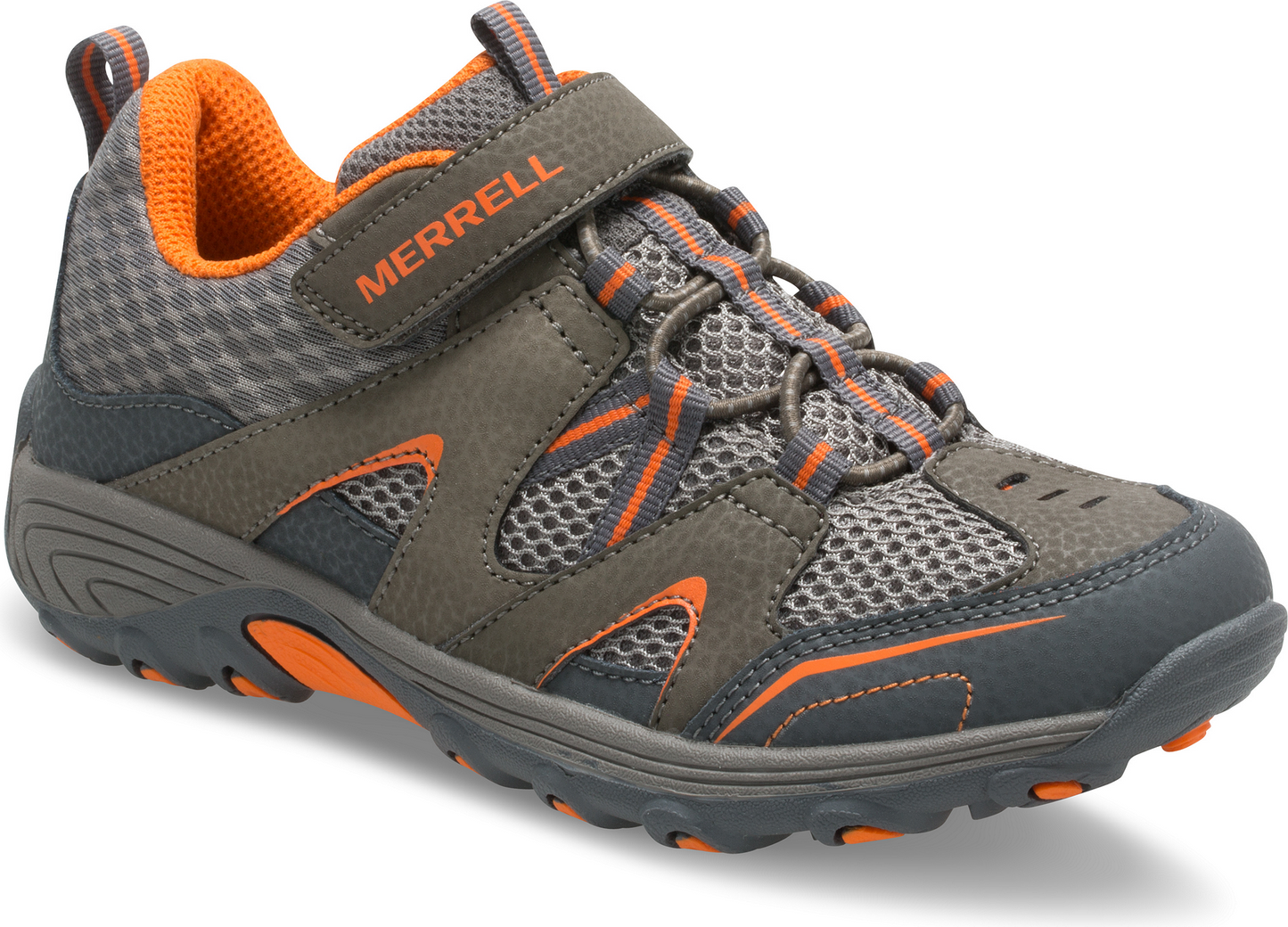 Trail Chaser Sneaker - Big Kid Gunsmoke/Orange